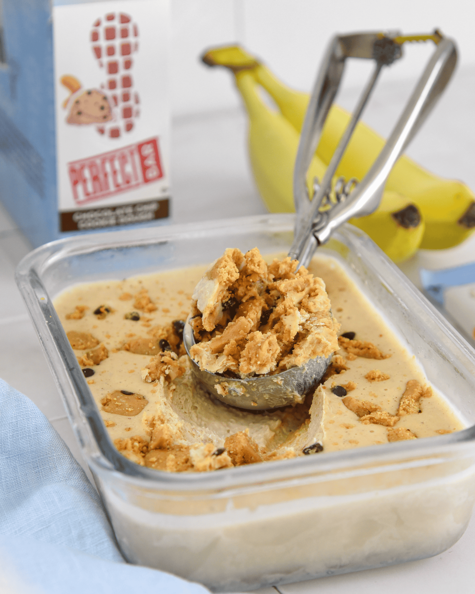 The ~Perfect~ Cottage Cheese Chocolate Chip Cookie Dough Ice Cream Recipe