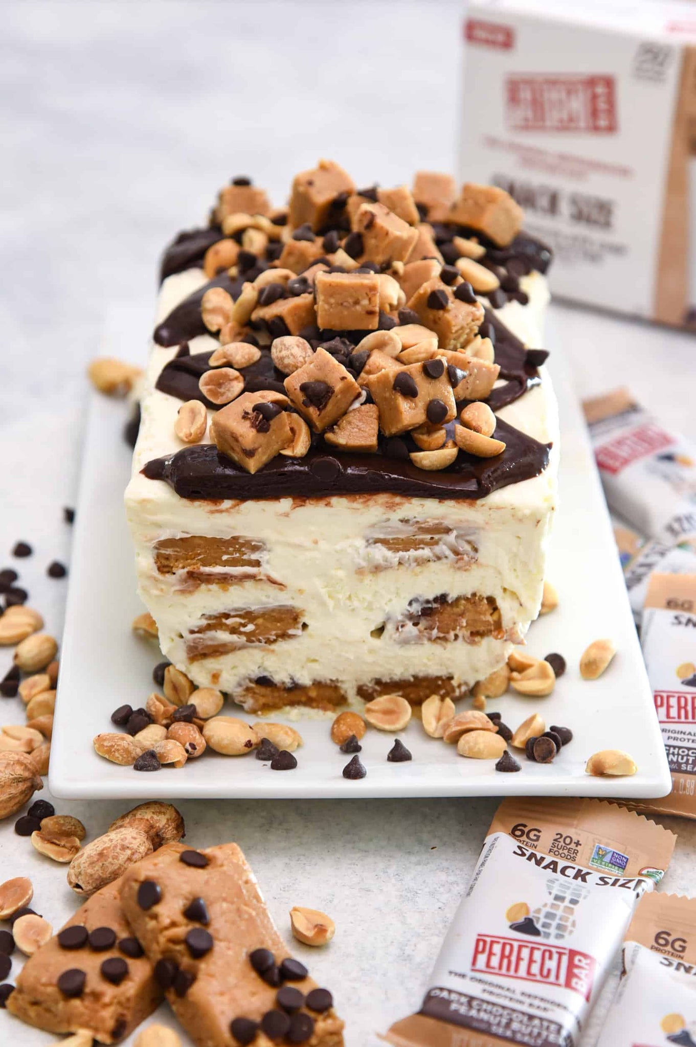 No-Bake Peanut Butter Icebox Cake
